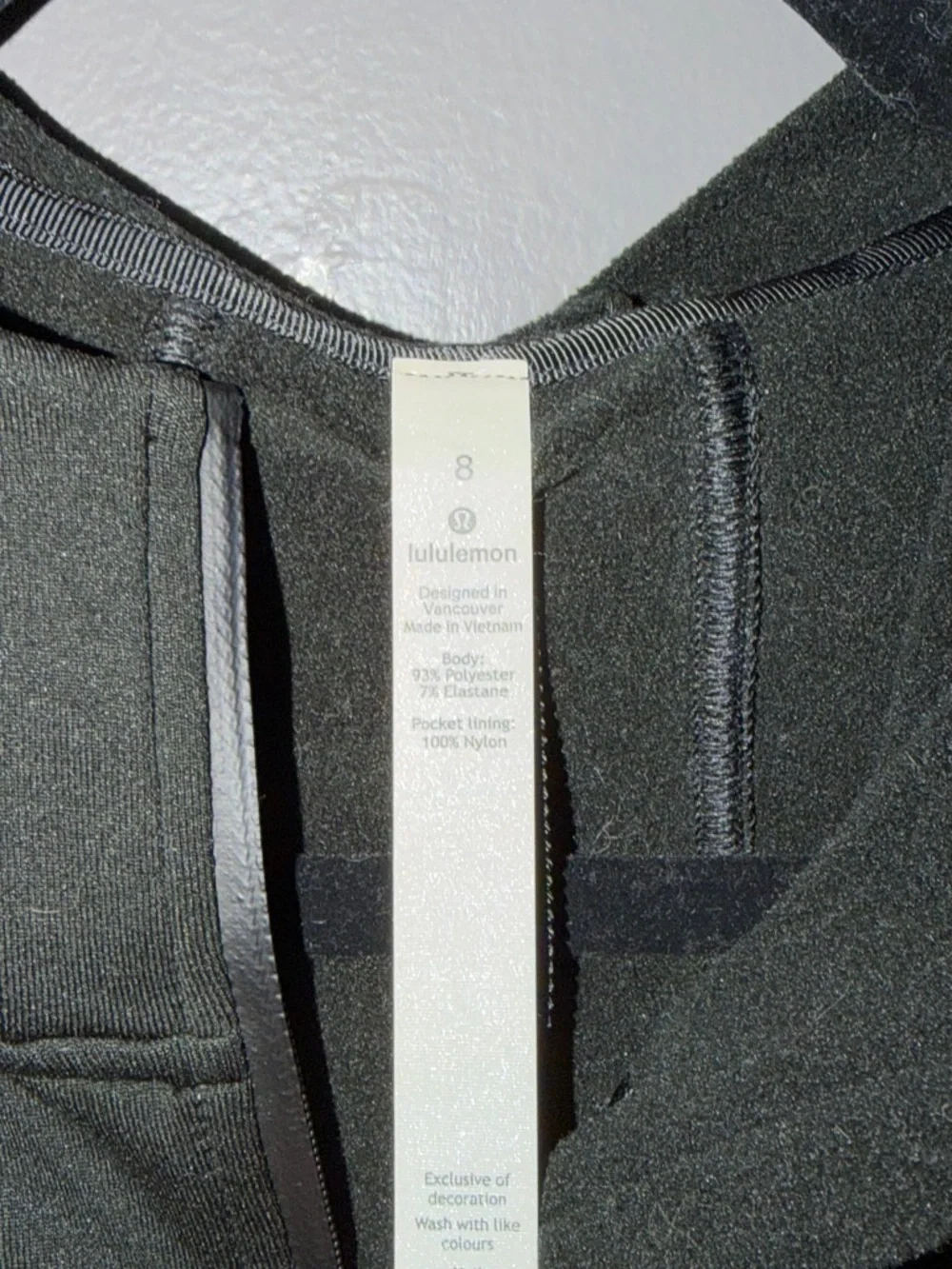 lululemon athletica Black Fleece Flurry Full-Zip Jacket size 8 - Picture 5 of 8